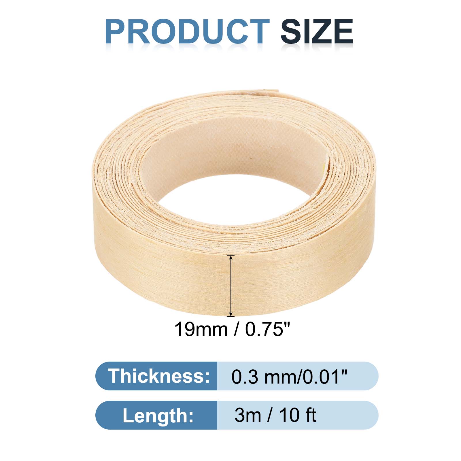 Xfasten Woodworking Tape - Cinta de chapa de madera con