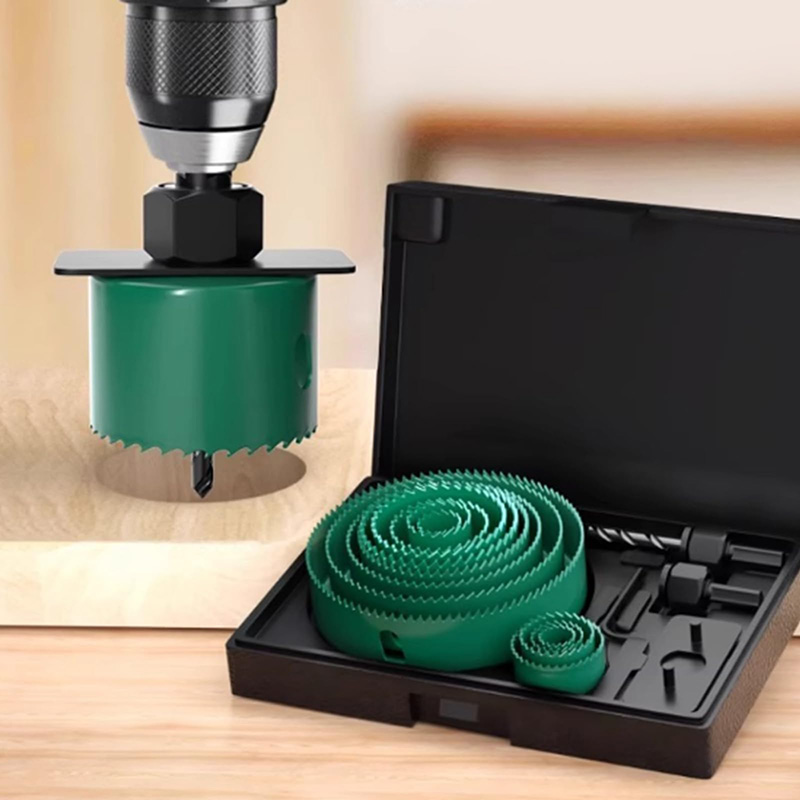 Woodworking Cutting Tools - Juego de sierras perforadoras de 19/8/5