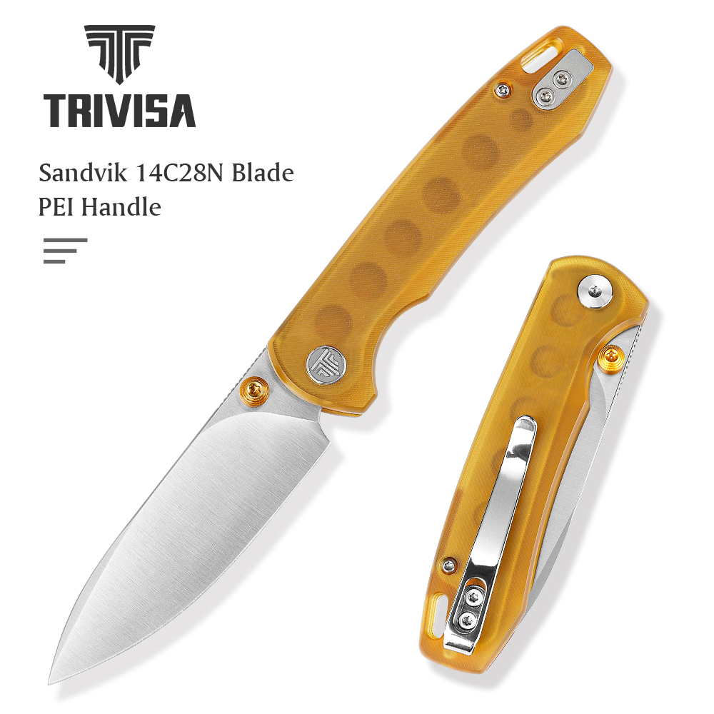 Woodworking Gifts For Men - Cuchillo de bolsillo TRIVISA Dragonfly para