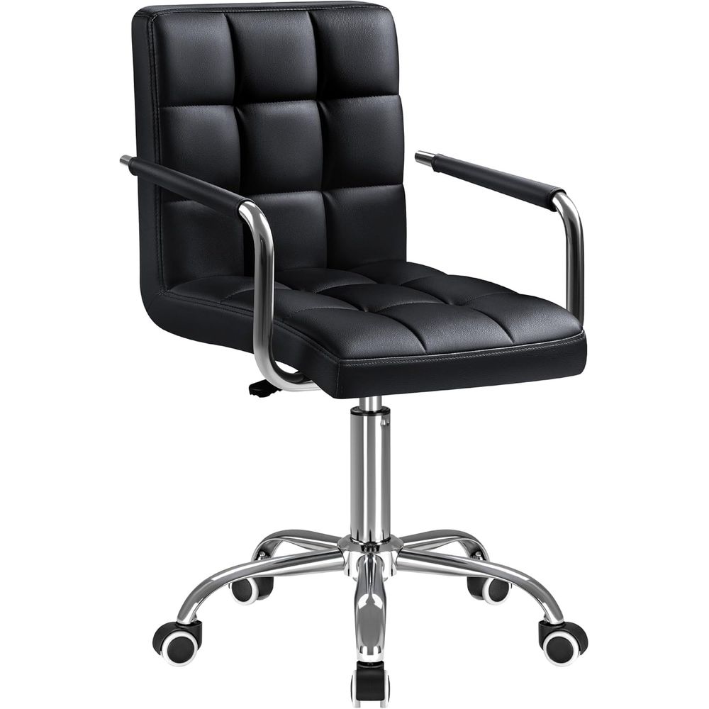 Woodworking Desk Chair - Silla de Oficina Giratoria Acolchada con