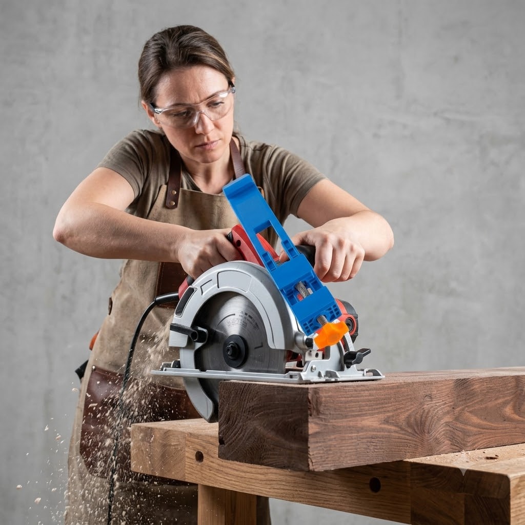 Woodworking Electric Saw - Sierra Circular Eléctrica de ABS Resistente,