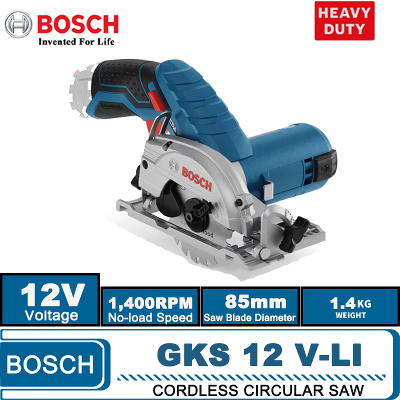 Woodworking Electric Saw - Sierra Circular Eléctrica BOSCH GKS 12V-LI,