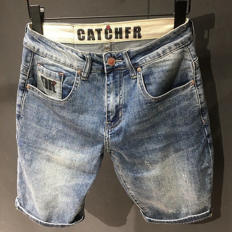 Woodworking Brand - Pantalones vaqueros cortos de gran tamaño