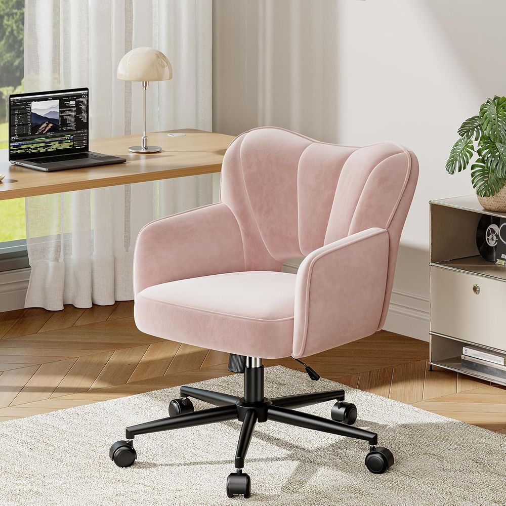 Woodworking Desk Chair - Silla de Escritorio Rosa con Altura