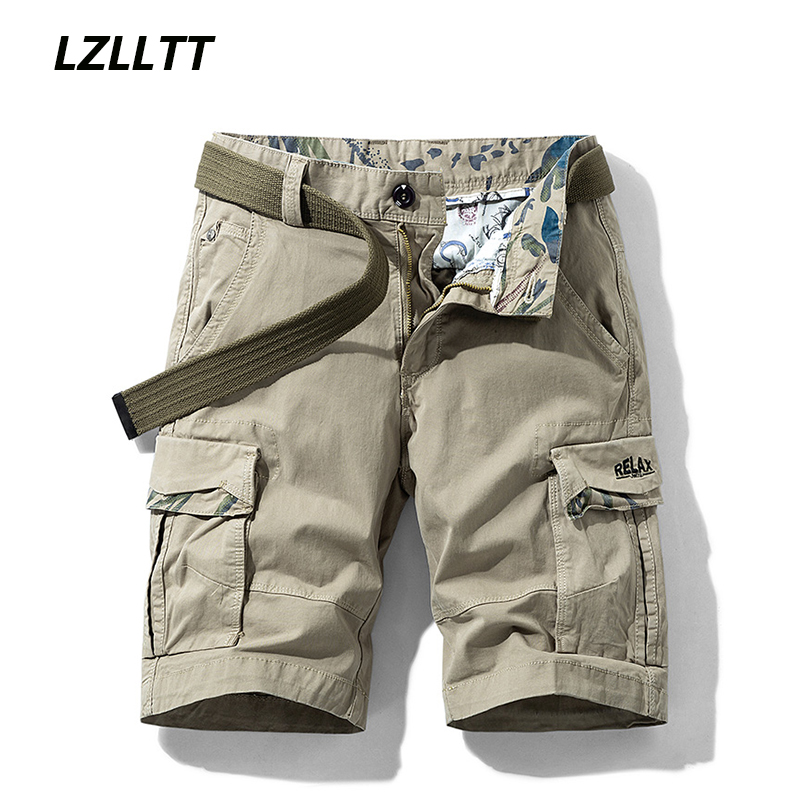 Woodworking Brand - Pantalones cortos de algodón con múltiples
