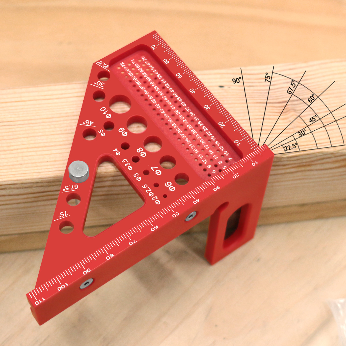 Regla de Medición Multiángulo  - Woodworking For Engineers reseña y precio