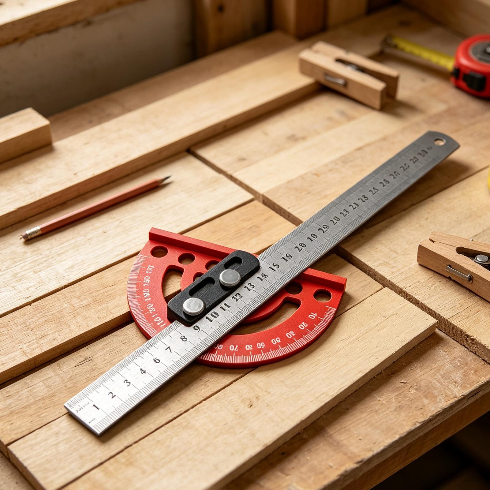 Regla de ángulo de precisión d - Woodworking For Engineers reseña y precio