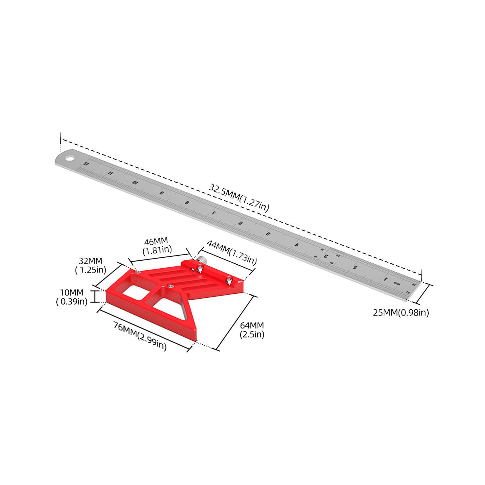 Regla Triangular de 45 y 90 Gr - Woodworking For Engineers reseña y precio