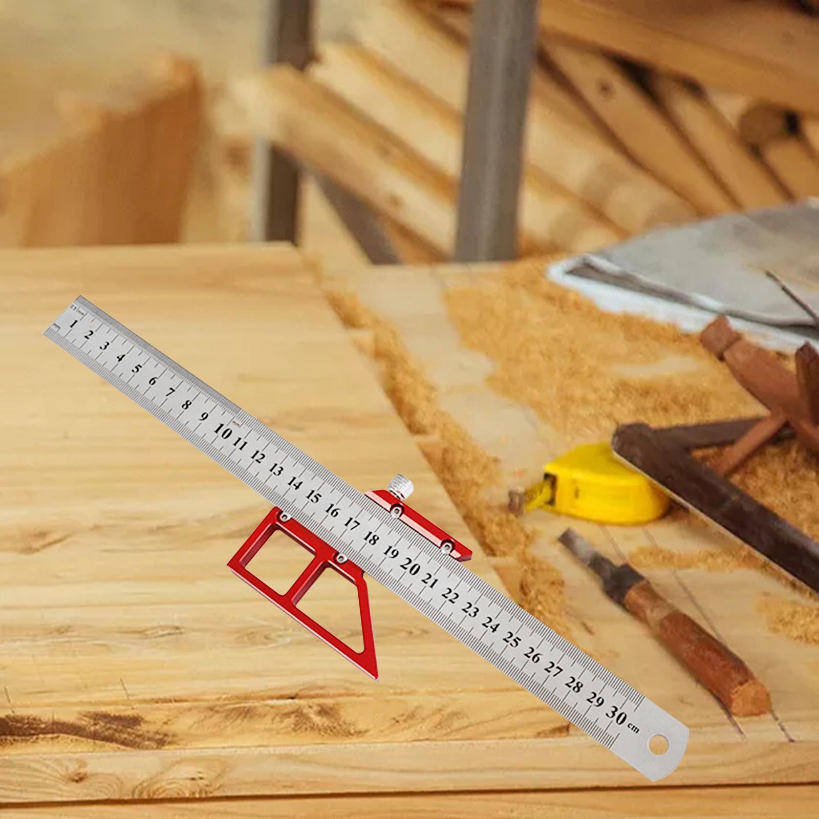 Regla Triangular de 45 y 90 Gr - Woodworking For Engineers reseña y precio