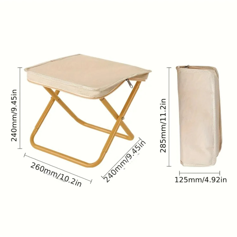 Taburete plegable compacto y l - Woodworking Outdoor Furniture reseña y precio