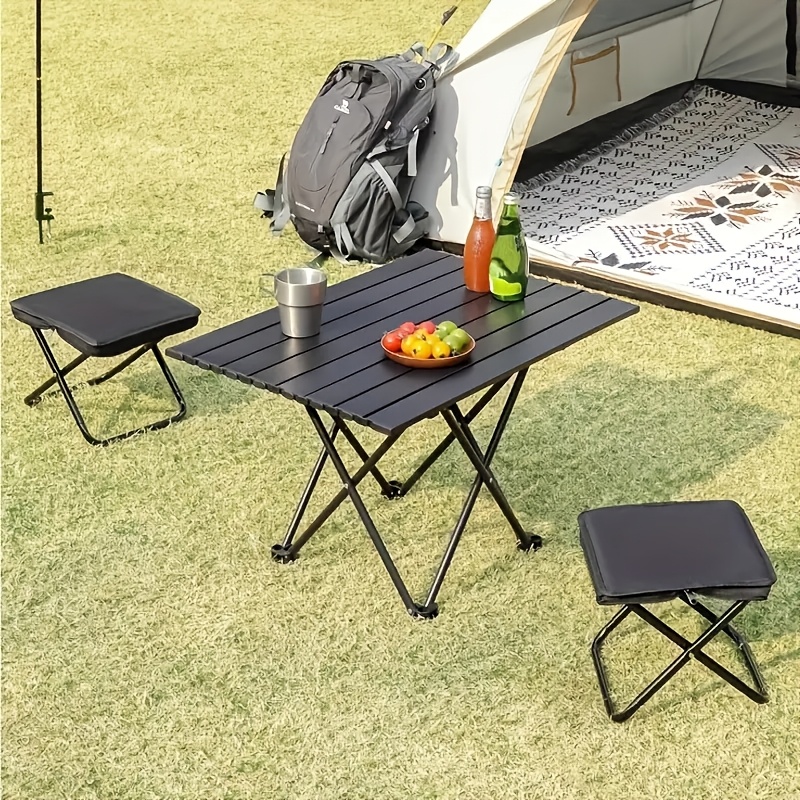 Taburete plegable compacto y l - Woodworking Outdoor Furniture reseña y precio