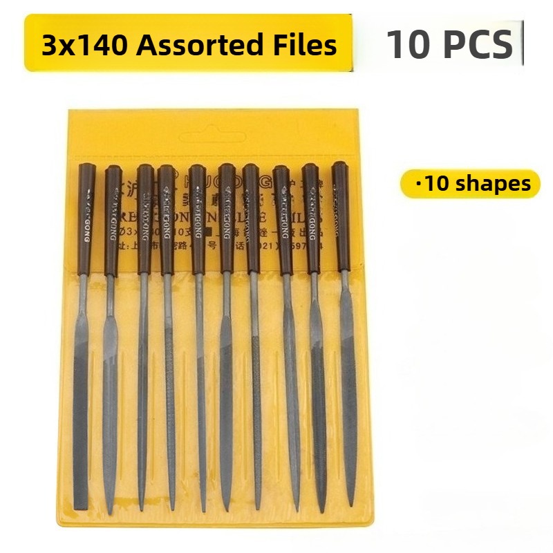 10 unids/set juego de limas de - Woodworking Files And Rasps reseña y precio