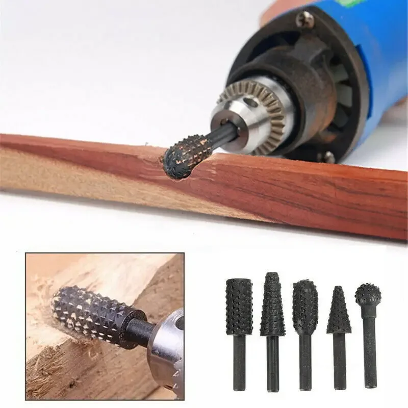 5 uds limas rotativas para man - Woodworking Files And Rasps reseña y precio