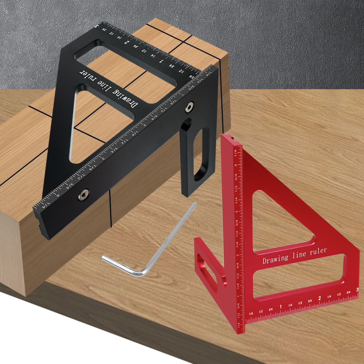 Regla triangular de inglete de - Woodworking For Engineers reseña y precio