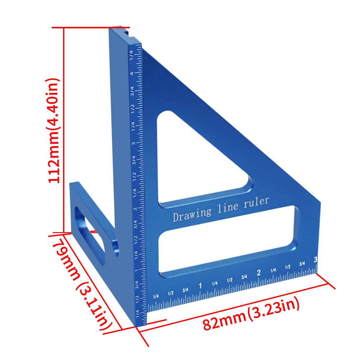Regla triangular de inglete de - Woodworking For Engineers reseña y precio