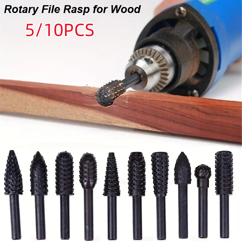 Juego de rebabas rotativas de  - Woodworking Files And Rasps reseña y precio