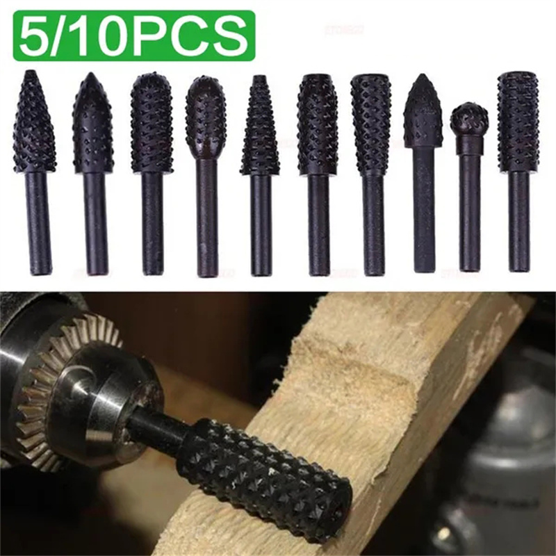 Juego de rebabas rotativas de  - Woodworking Files And Rasps reseña y precio