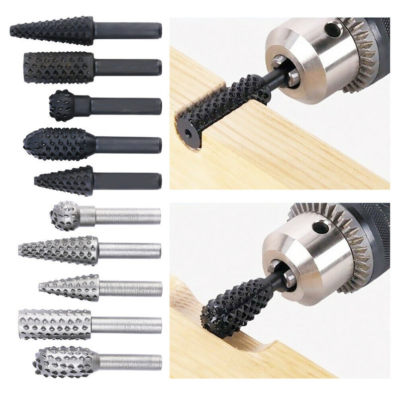 Juego de rebabas rotativas de  - Woodworking Files And Rasps reseña y precio
