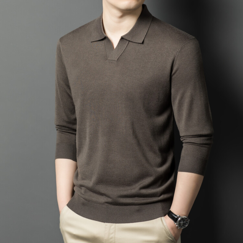 Jersey de hombre con cuello en - Woodworking Brand reseña y precio