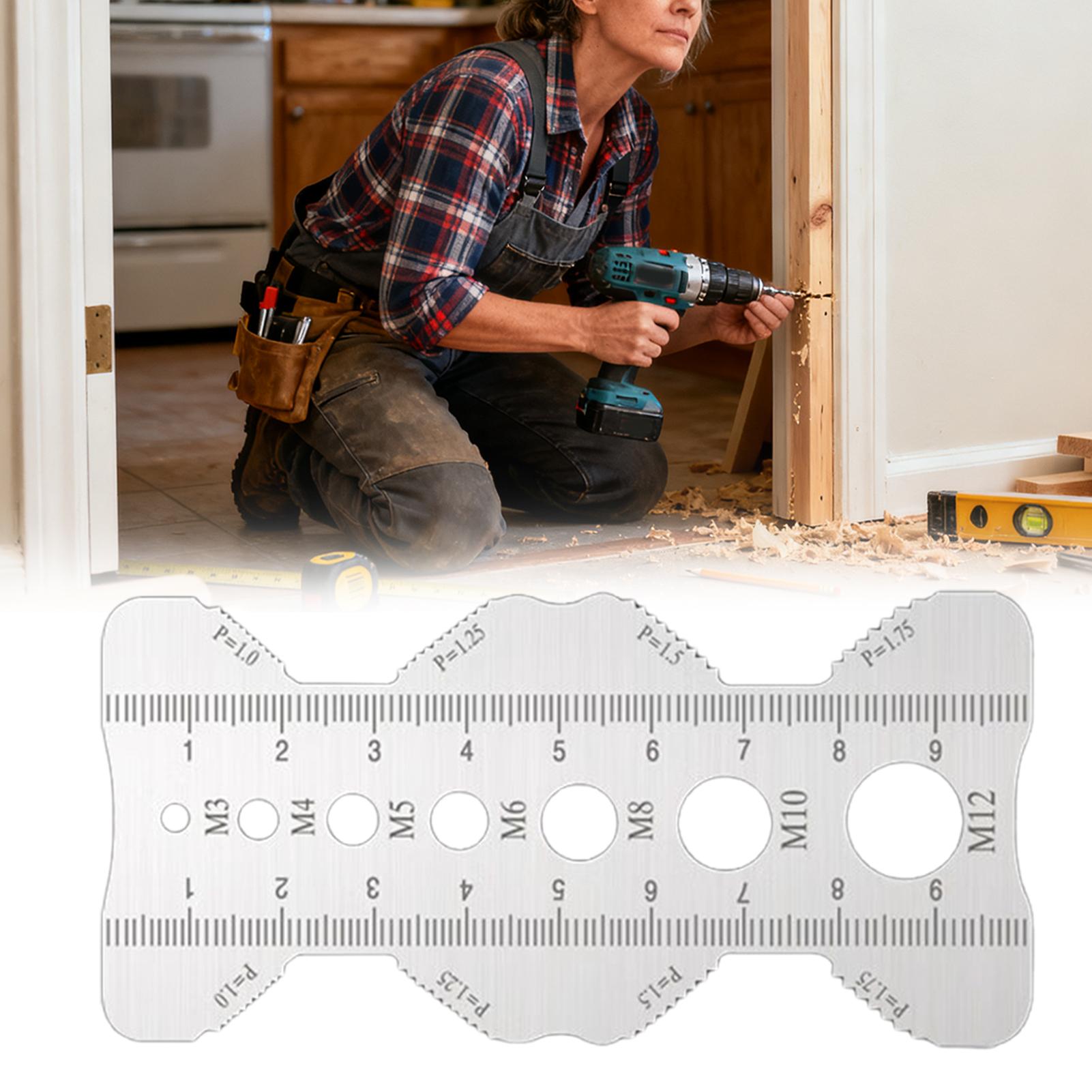 Medidor de Tamaño de Tornillos - Woodworking For Engineers reseña y precio