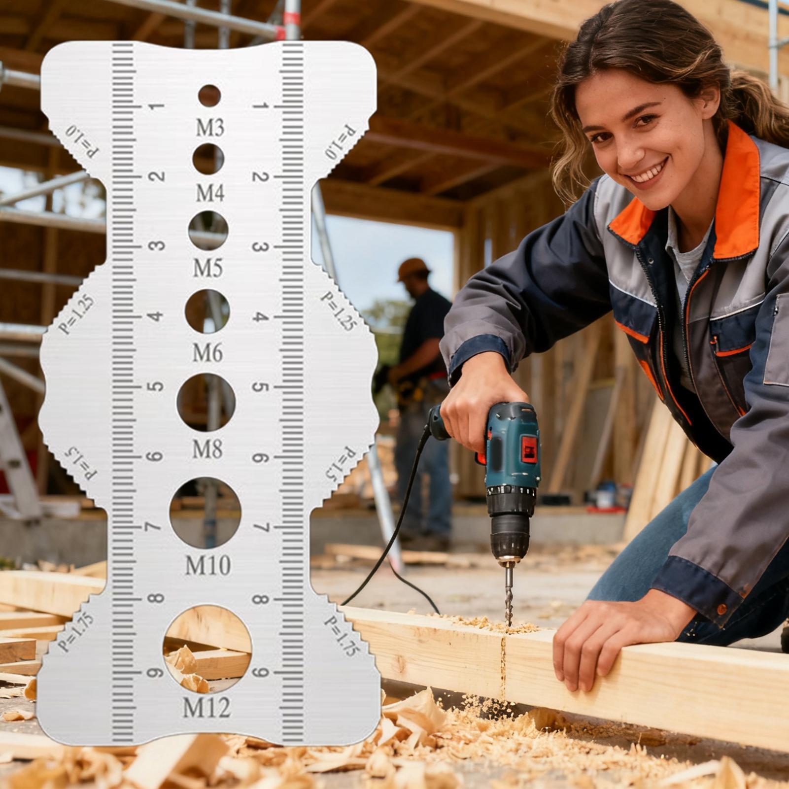 Medidor de Tamaño de Tornillos - Woodworking For Engineers reseña y precio