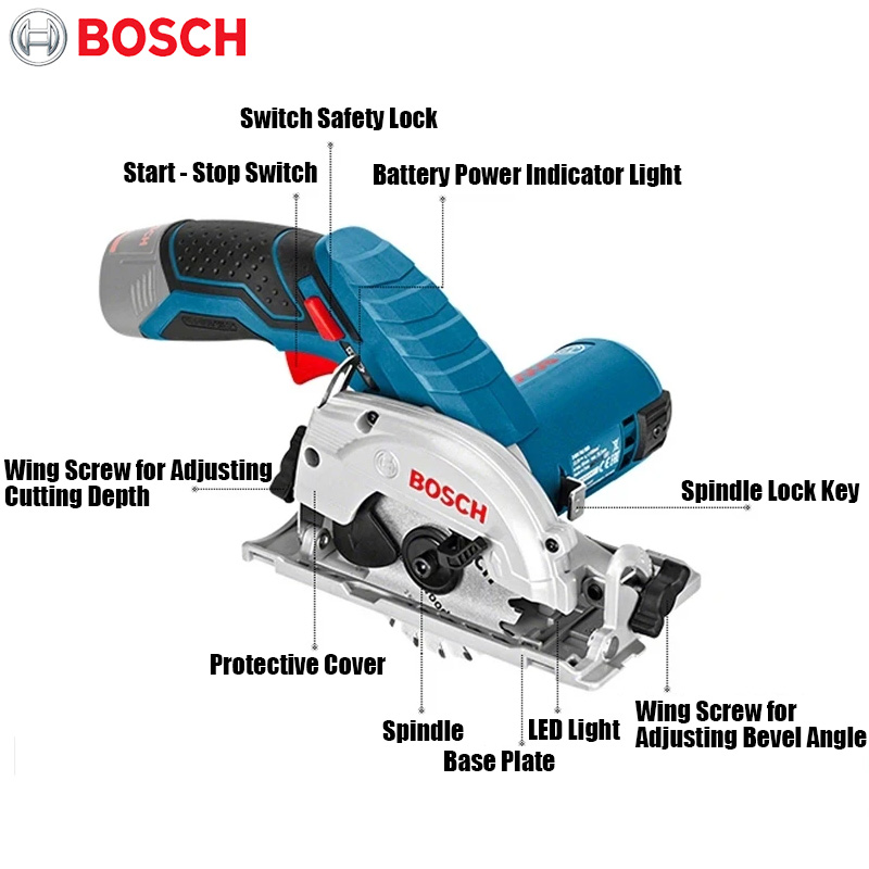 Sierra Circular Eléctrica BOSC - Woodworking Electric Saw reseña y precio