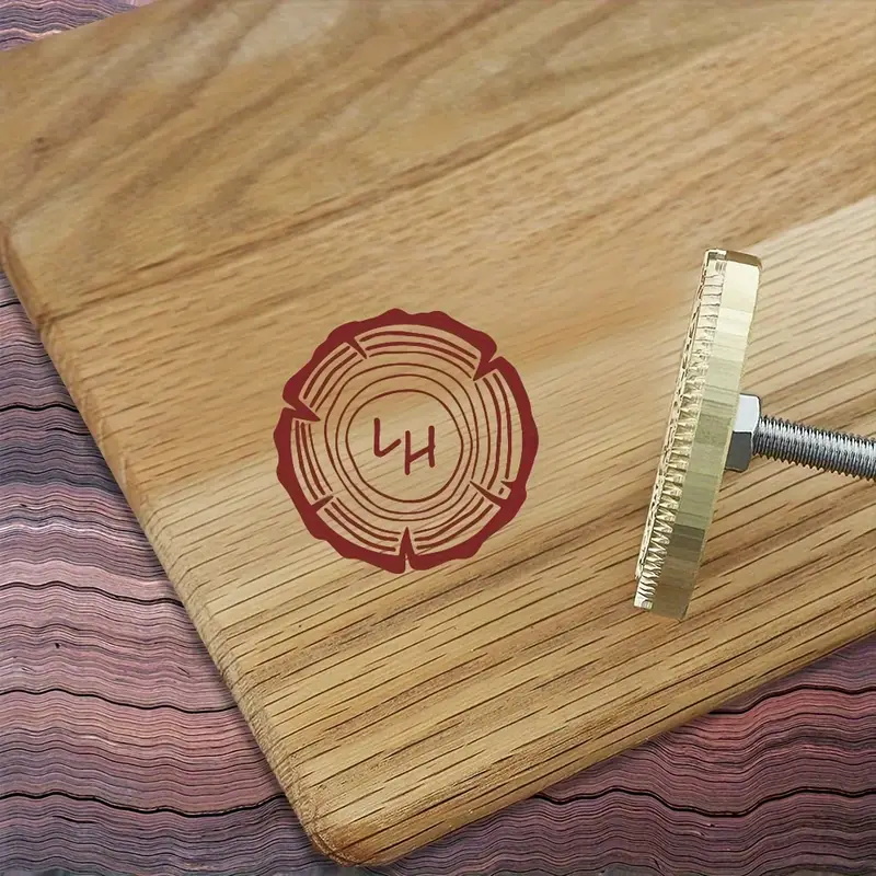 Hierro de Marcar Personalizado - Woodworking Logo Design reseña y precio