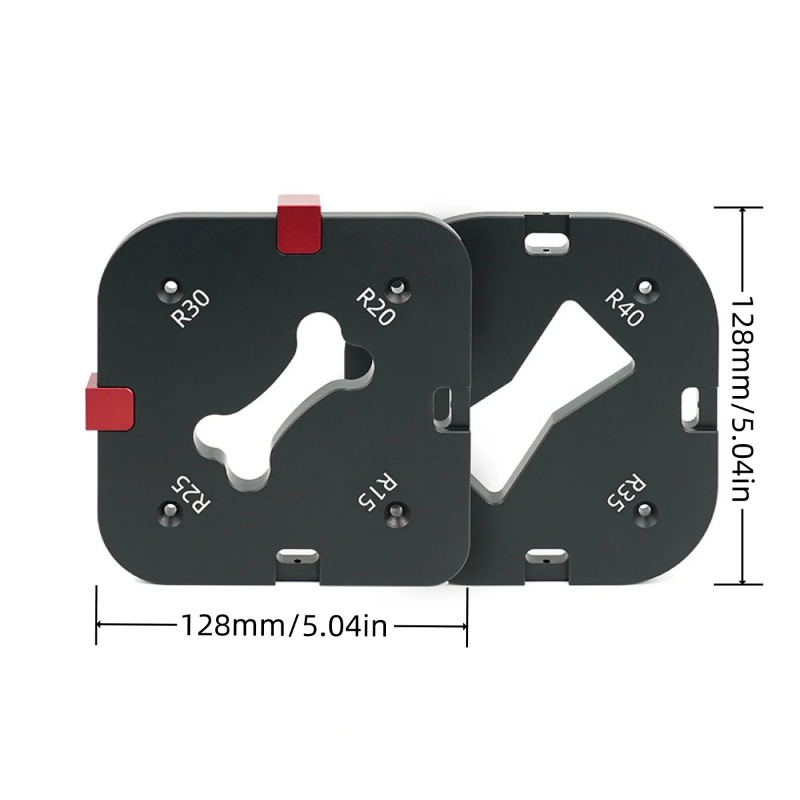 Plantilla de radio de esquina  - Woodworking Templates reseña y precio