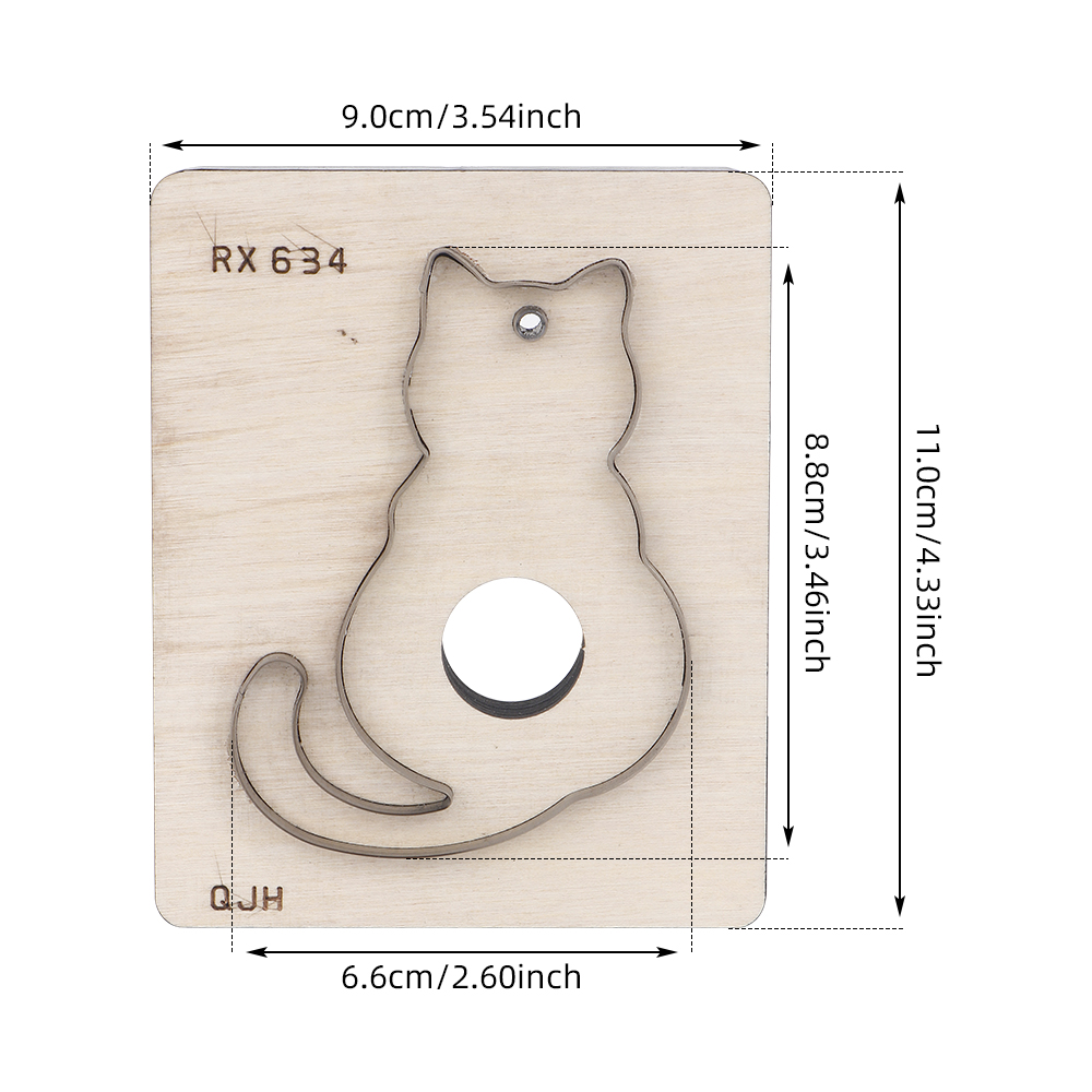 1 unidad de molde troquel de c - Woodworking Templates reseña y precio
