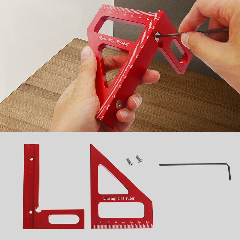 Regla Triangular de Aleación d - Woodworking For Engineers reseña y precio