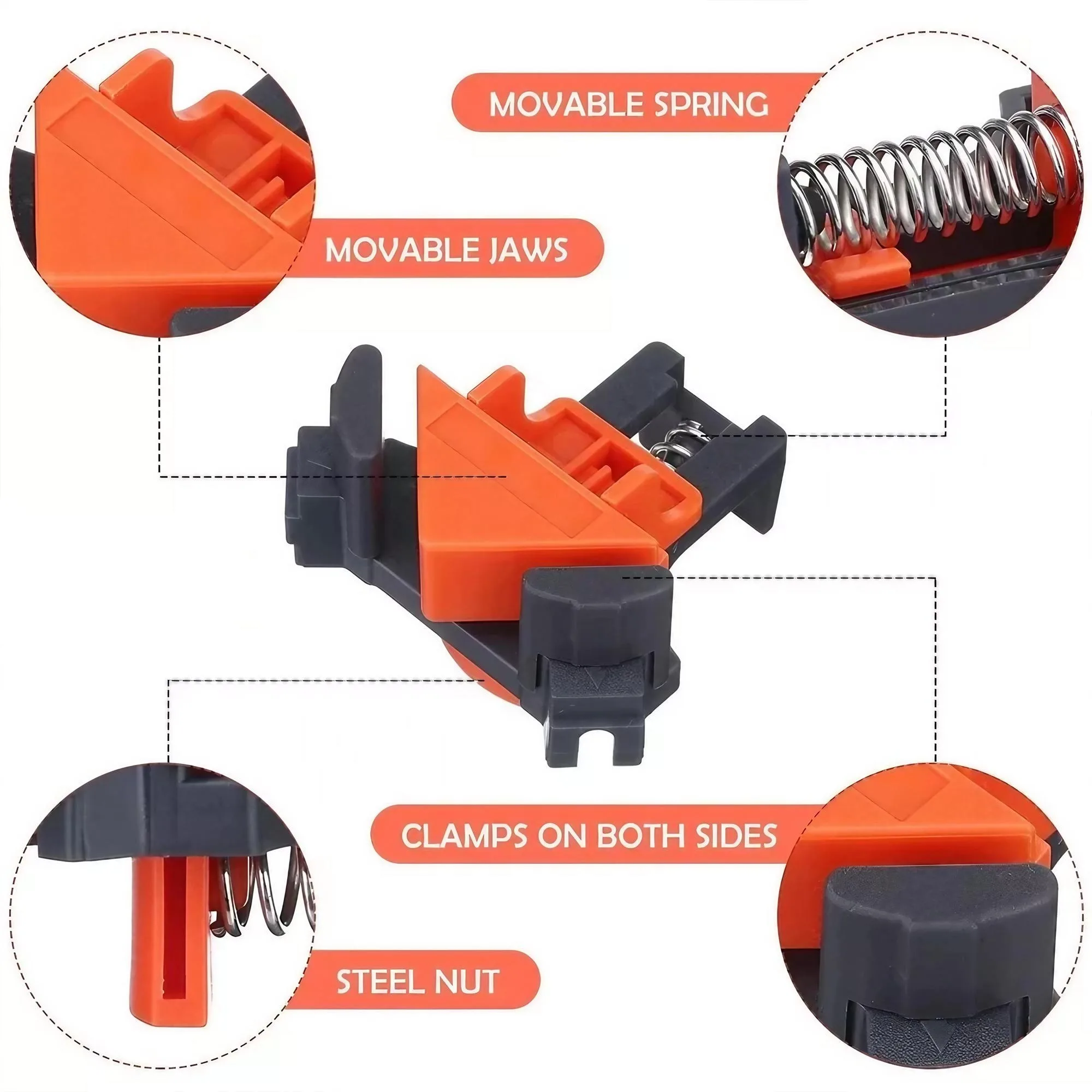 Abrazadera de ángulo recto de  - Woodworking Hardware reseña y precio