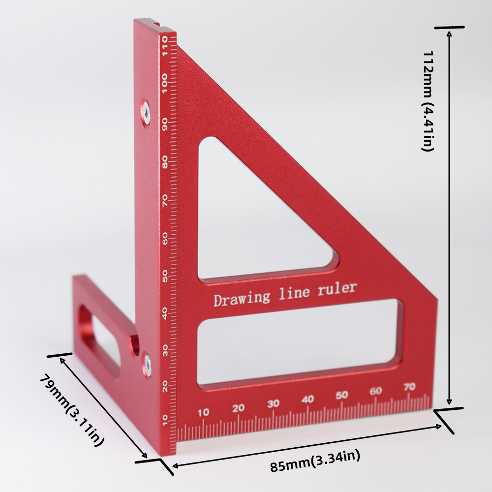 Regla de carpintería de aleaci - Woodworking For Engineers reseña y precio
