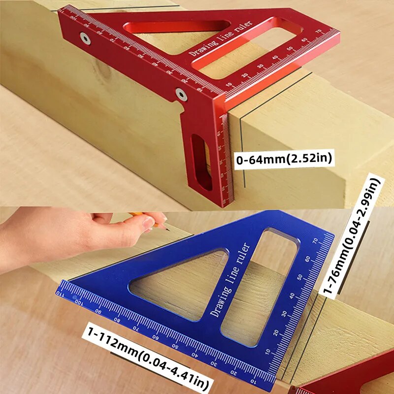 Regla de carpintería de aleaci - Woodworking For Engineers reseña y precio