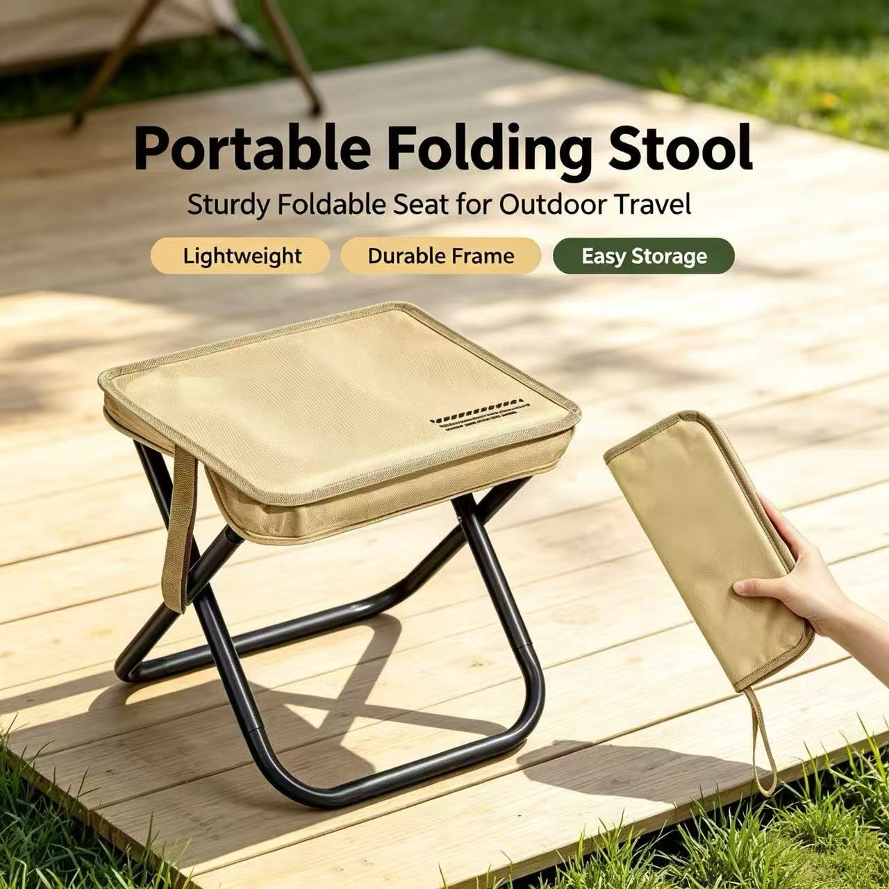 Taburete Plegable Portátil Mag - Woodworking Outdoor Furniture reseña y precio