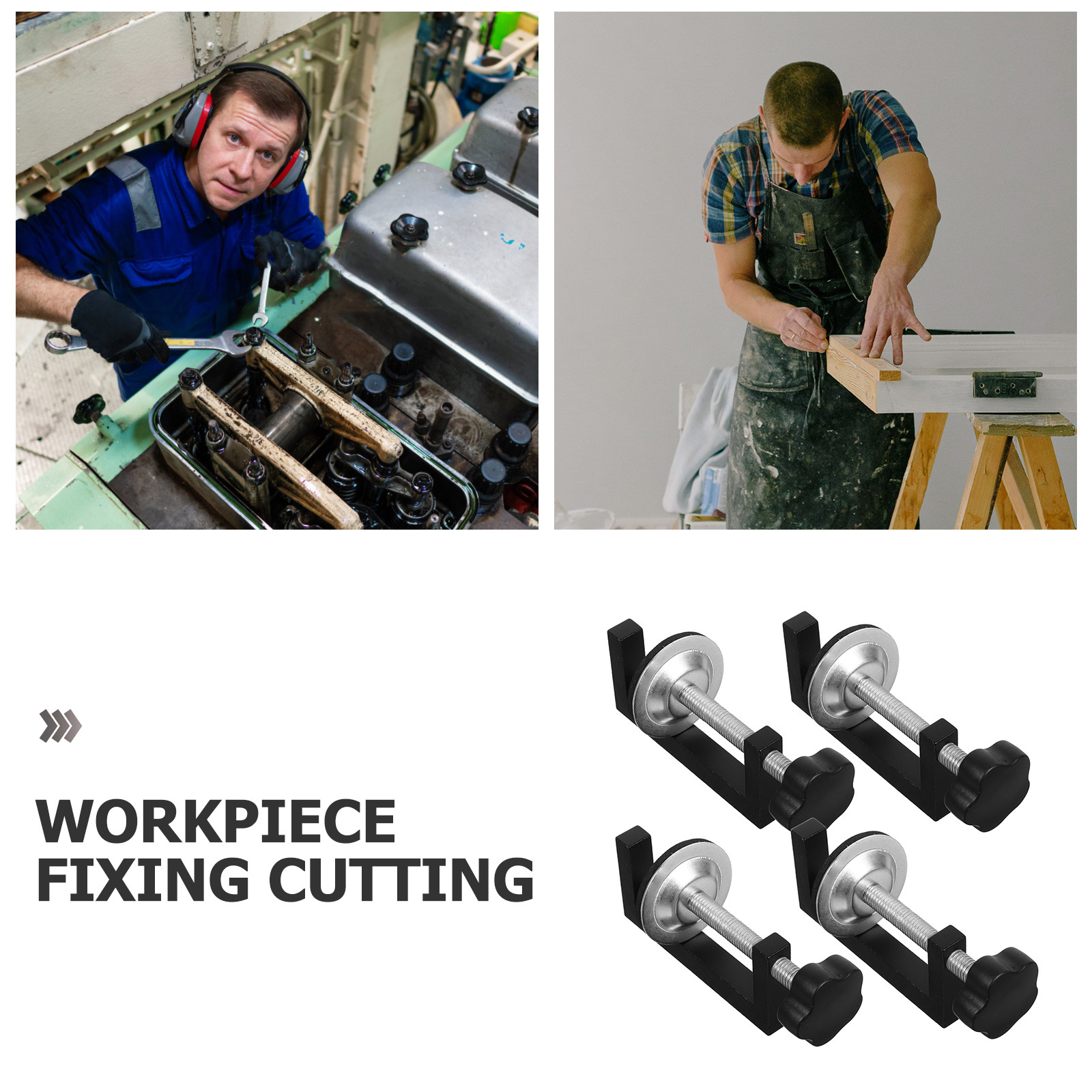 4 piezas de abrazaderas para c - Woodworking Outdoor Furniture reseña y precio