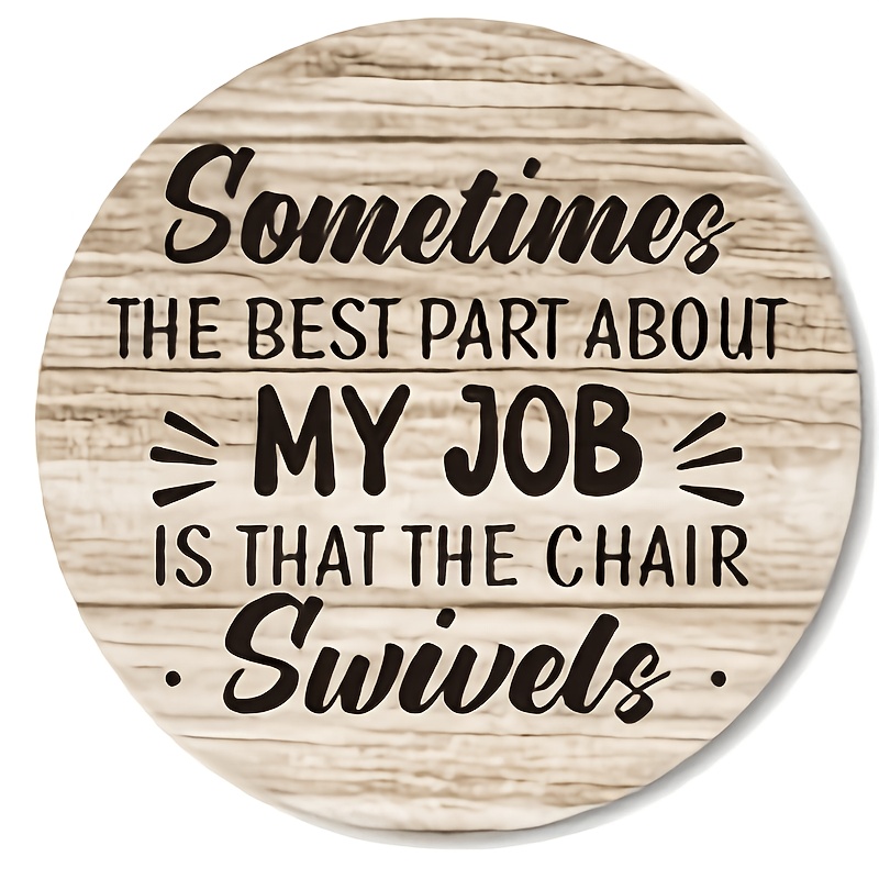 Letreros de pared redondos de  - Woodworking Quotes Funny reseña y precio