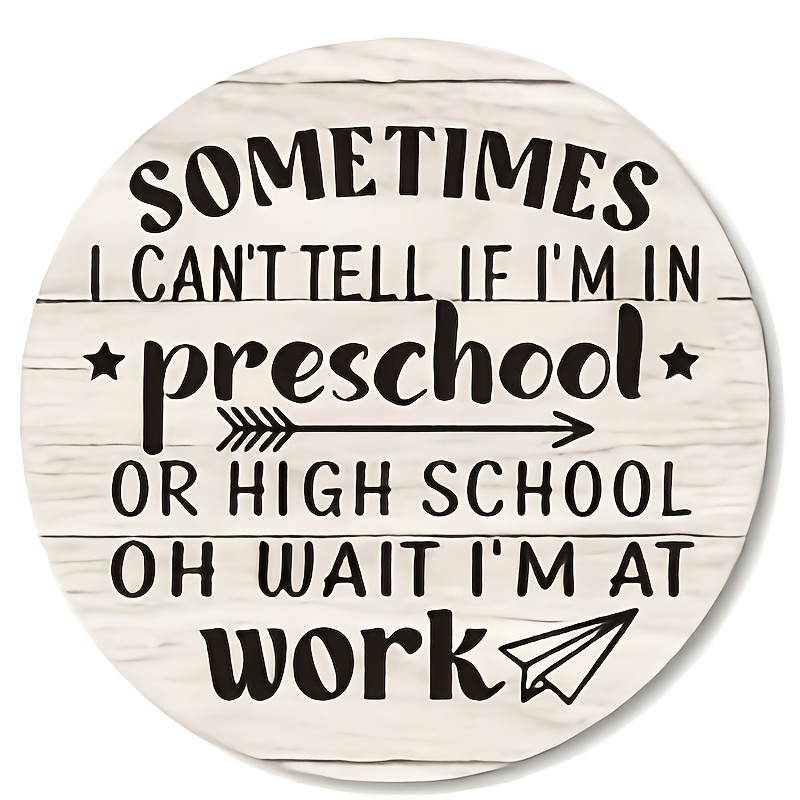 Letreros de pared redondos de  - Woodworking Quotes Funny reseña y precio