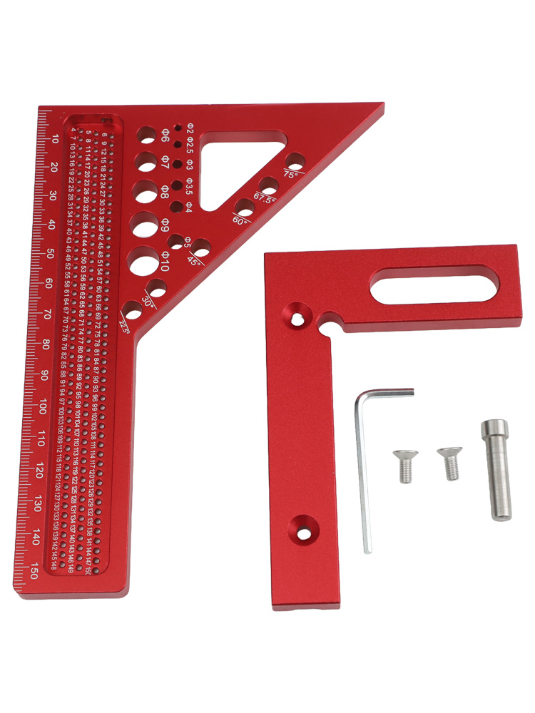 Regla cuadrada de carpintero 3 - Woodworking For Engineers reseña y precio