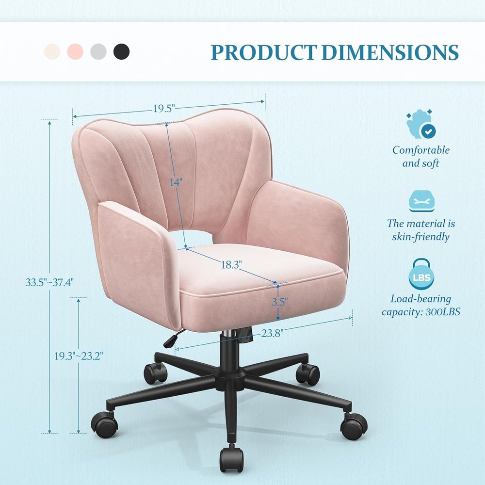 Silla de Escritorio Rosa con A - Woodworking Desk Chair reseña y precio