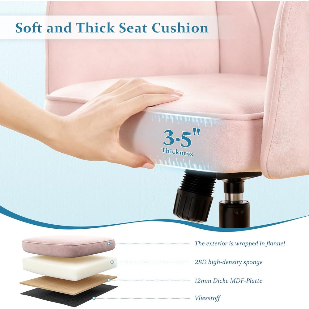 Silla de Escritorio Rosa con A - Woodworking Desk Chair reseña y precio