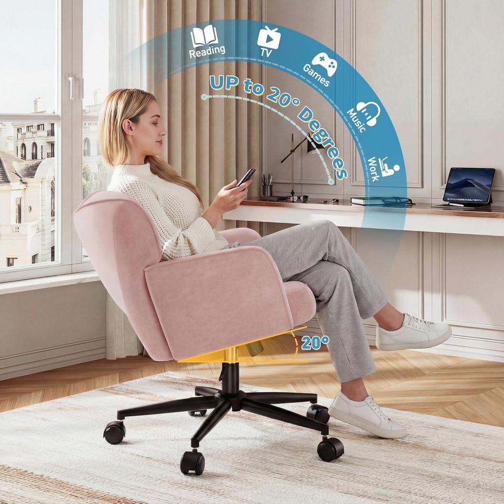 Silla de Escritorio Rosa con A - Woodworking Desk Chair reseña y precio