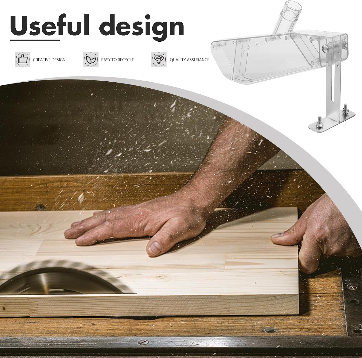 Cubierta Protectora Transparen - Woodworking Electric Saw reseña y precio