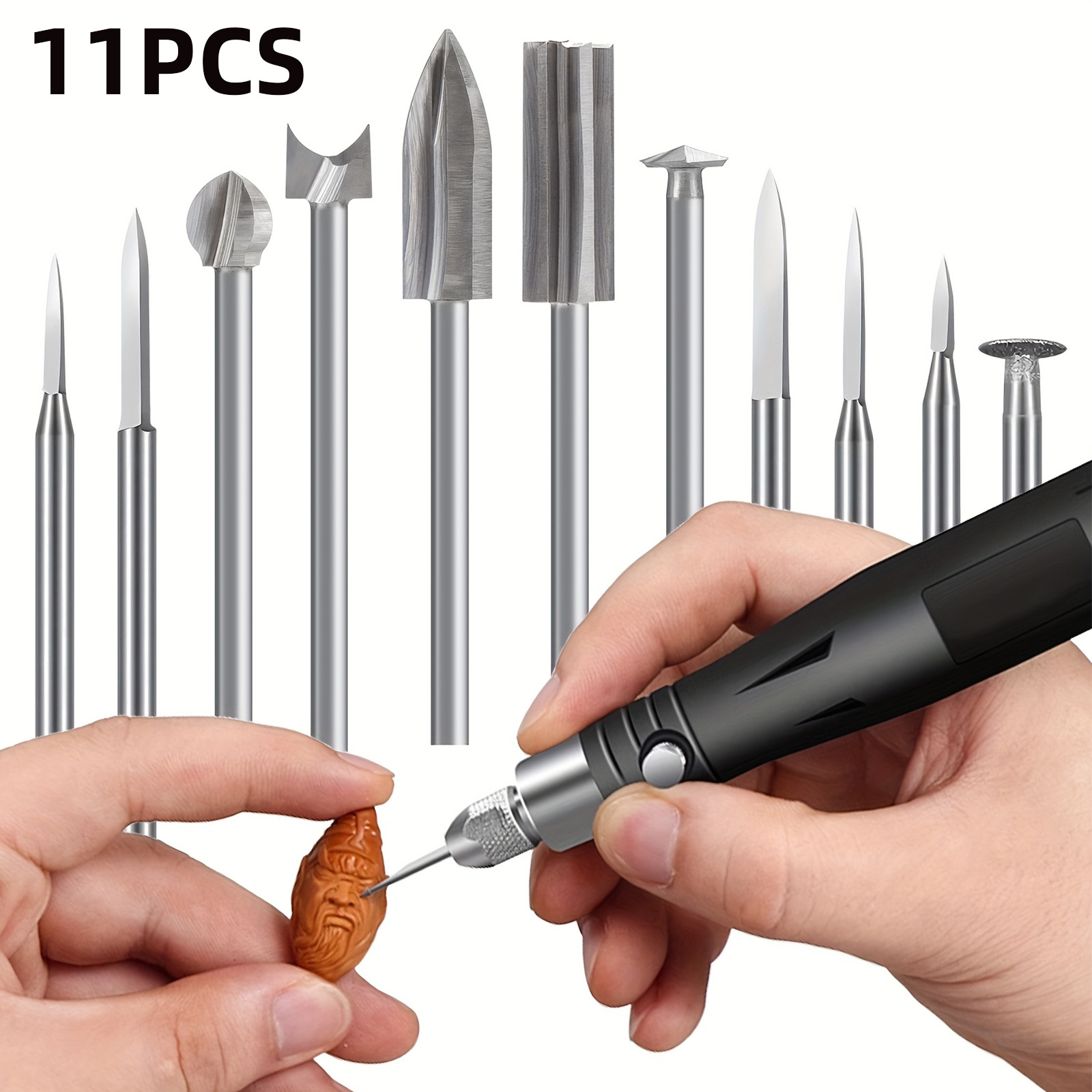Juego de 11 Brocas de Grabado  - Woodworking Videos reseña y precio